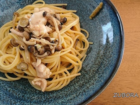 米油活用！きのこと鶏の和風ぱすた